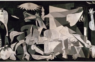 Guernica. Paris, June 4, 1937. Oil on canvas, 349.3 x 776.6 cm



Image licenced to Stephen Forsling FORSLING, STEPHEN by Stephen Forsling

Additional copyright permission to reproduce the work of PABLO PICASSO must be obtained from the Artists Rights Society (ARS), 536 Broadway, 5th Floor, New York, NY 10012. Please contact ARS at (212) 420-9160 or fax (212) 420-9286 or e-mail info@arsny.com.

Usage :  - 3000 X 3000 pixels (Letter Size, A4) 

© Erich Lessing / Art Resource