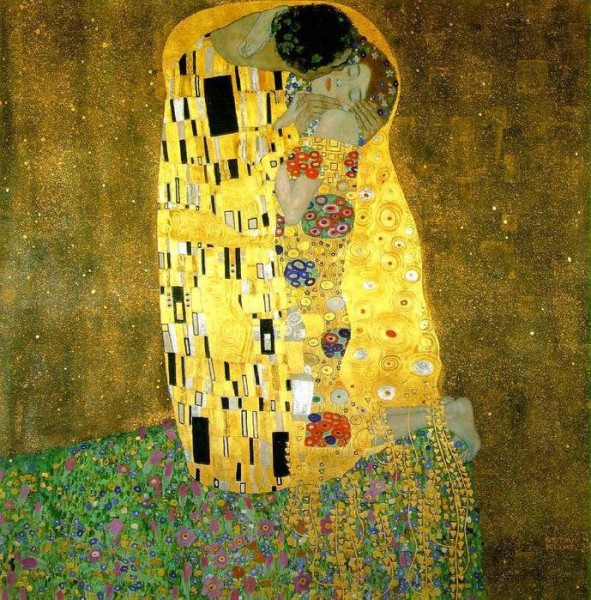 Gustav-Klimt-öpücük